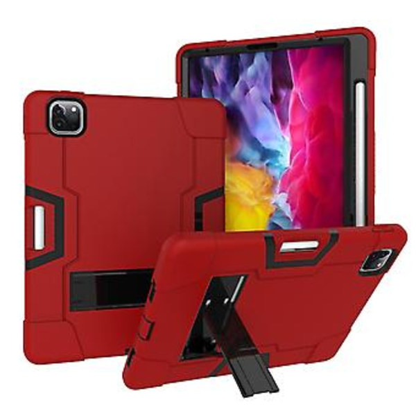 Tablet Etui til iPad Pro 12.9 (2018) / (2020) (Rød  Sort)
