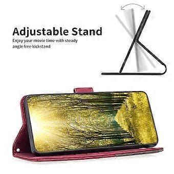 BINFEN COLOR BF05 til Infinix Note 40 etui stativ pung PU læder geometrisk telefoncover (stil D)