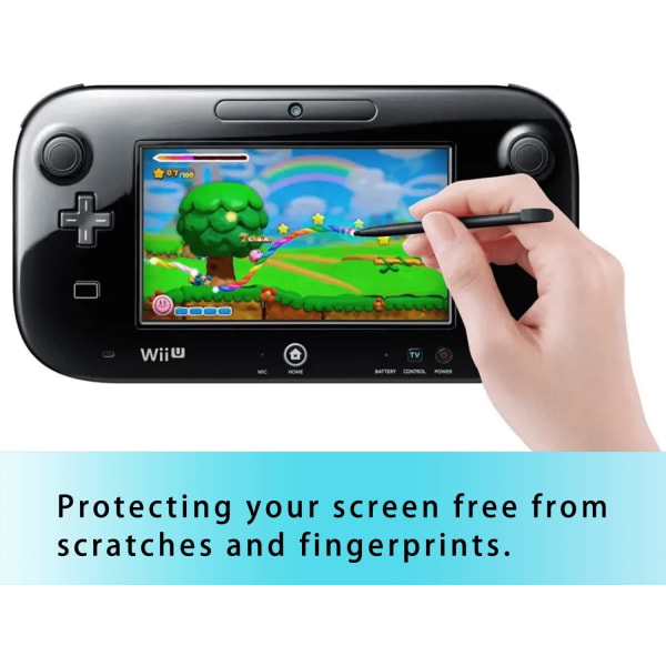 Färgad plastpekpenna kompatibel för Nintendo Wii U Gamepad P
