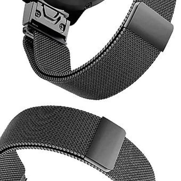 Til Garmin Fenix 5X Rustfrit Stål Metal Urrem (Guld)