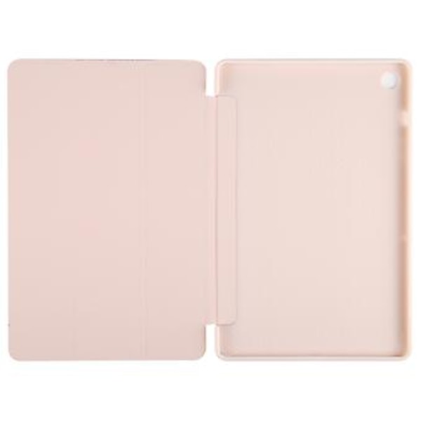 Trefaldigt Läderfodral för Samsung Galaxy Tab A9+ (Rosa)