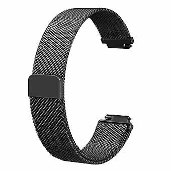 Til Fitbit Inspire /HR /2 Milanese Rustfrit Stål Magnetisk Rem Urrem (Stor Regnbue)