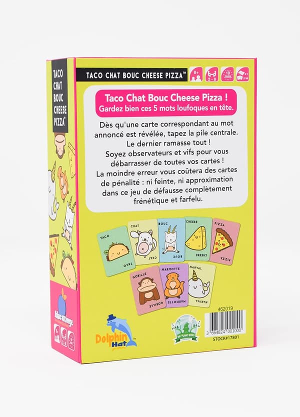 Taco Chat Gedeost Pizza - Bræt / Kort / Stemning og Hastighed