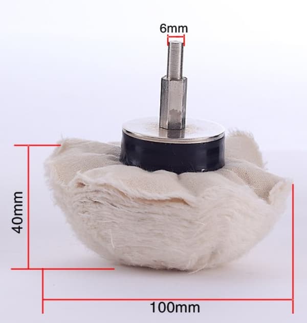 Poleringshjul for kuppel 100mm
