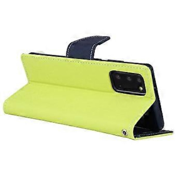 Läderfodral för Samsung Galaxy Note20 (Grön)
