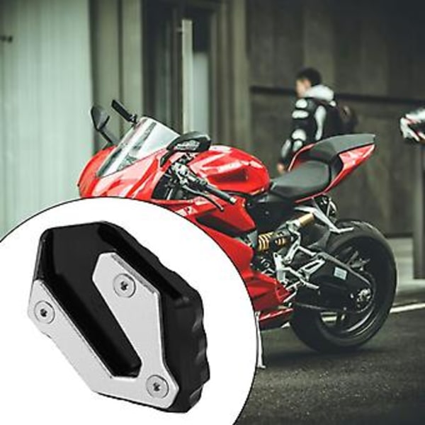 Sidostödsförlängningsplatta för Mt07 Mt-07 Xsr700 Xsr 700 Tracer 900 Gt Tillbehör (Svart)