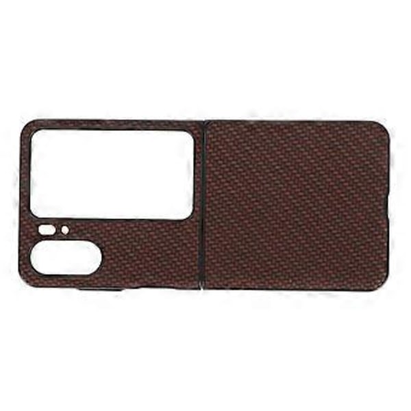 Kolfibertextur Vikbar Telefon Skyddsfodral Mobiltelefonskydd för Oppo Find N2 Flip