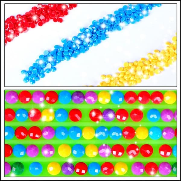 5D Diamanttegning for barn (Stil 4)