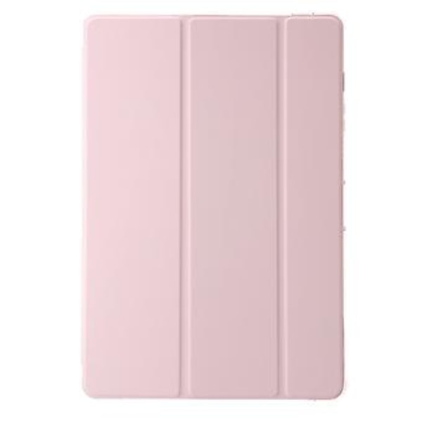 3-lags Klar Akryl Læder Etui til Samsung Galaxy Tab S9 Ultra/S8 Ultra (Pink)