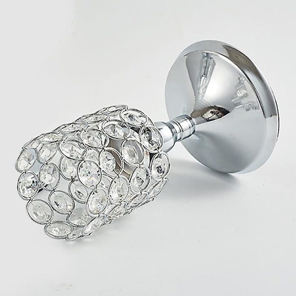 Kristall Ljusstake Ihålig Glas Ljusstake Heminredning