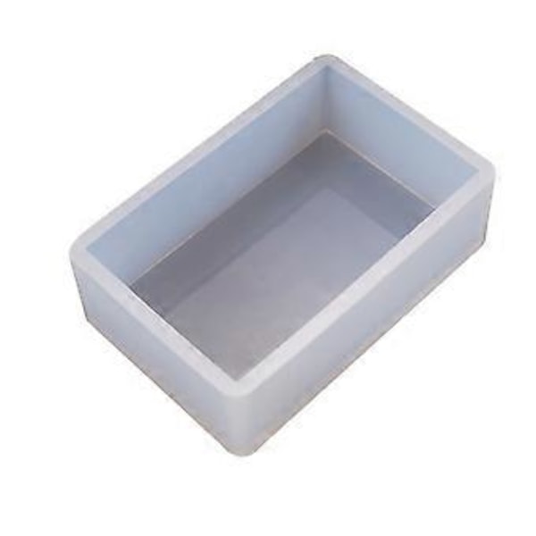 DIY Smyckesverktyg Silikon Rektangulär Låda Högkvalitativ UV Epoxihartsform