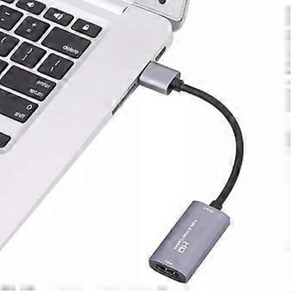 HDMI til USB 3.0 4K60Hz Video Capture Card Grabber For PC Spill Live Streaming( )