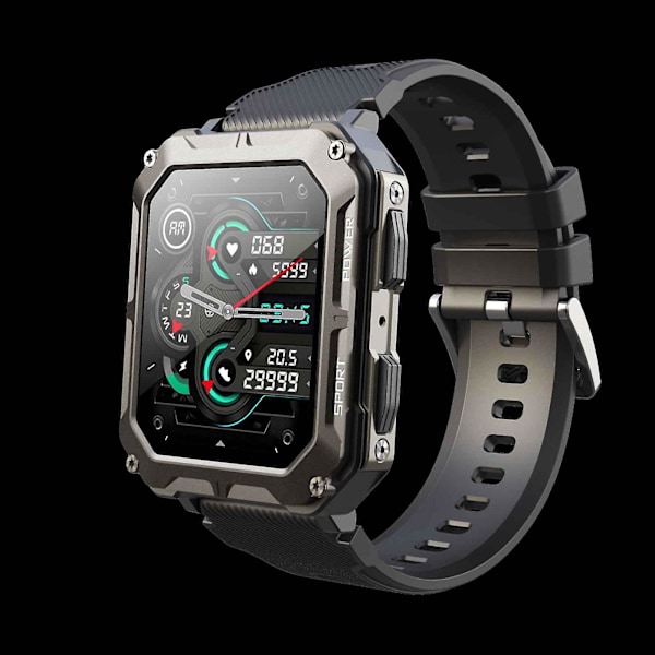 Sort, ny C20pro Bluetooth-opkald smartwatch, udendørs tre-bevis