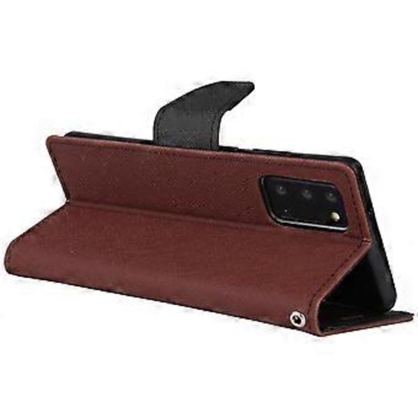 Läderfodral för Samsung Galaxy Note20 (Brun)