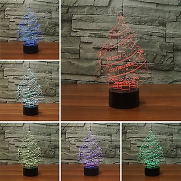 Juletrærformet Bordlampe, Lading Berøringsversjon