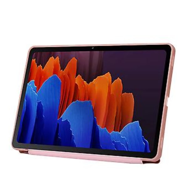 Læder Tablet Etui Til Samsung Galaxy Tab S9+ (Rosaguld)