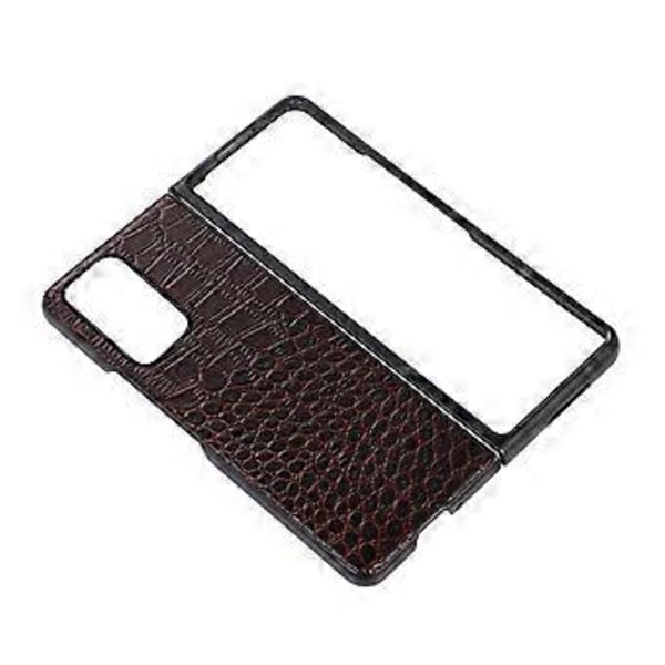 Oppo Find N:lle Krokotiilikuvioinen Taittuva Puhelimen Kotelo Aito Naudannahka Päällysteinen PC+TPU Kotelo (Tyyli C)