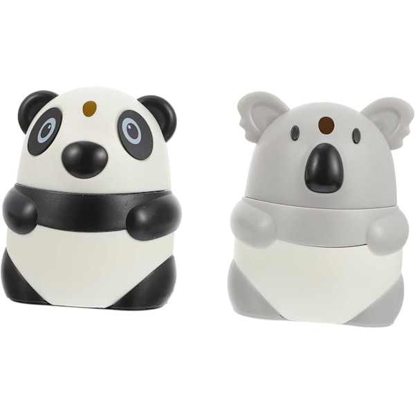 2 st tandpetarehållare Mini Automatisk Dispenser Behållare Tandkräm