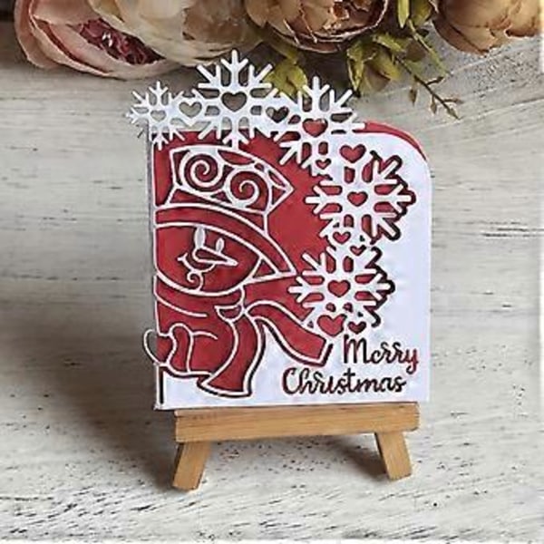 Lumikolon Embossing-leikkurit DIY-romanttisia albumeja ja joulukortteja varten