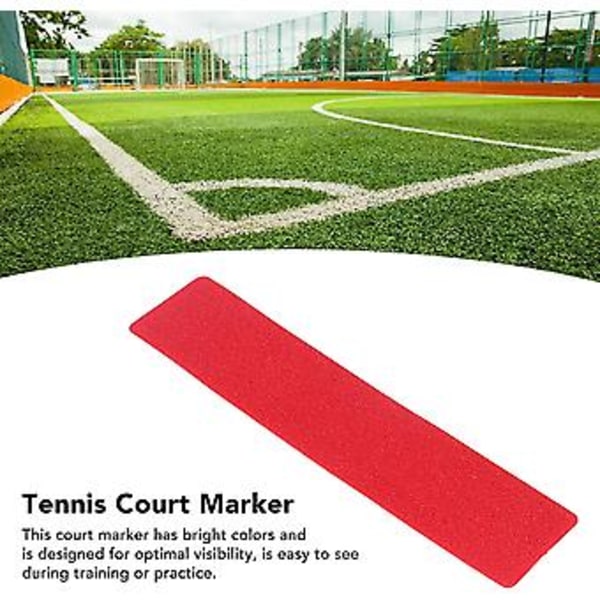 Markeringssats för Tennisplan, Tennisplatsmarkering Multifunktionell Markering för Pickleball Tennis Basketbollsplaner