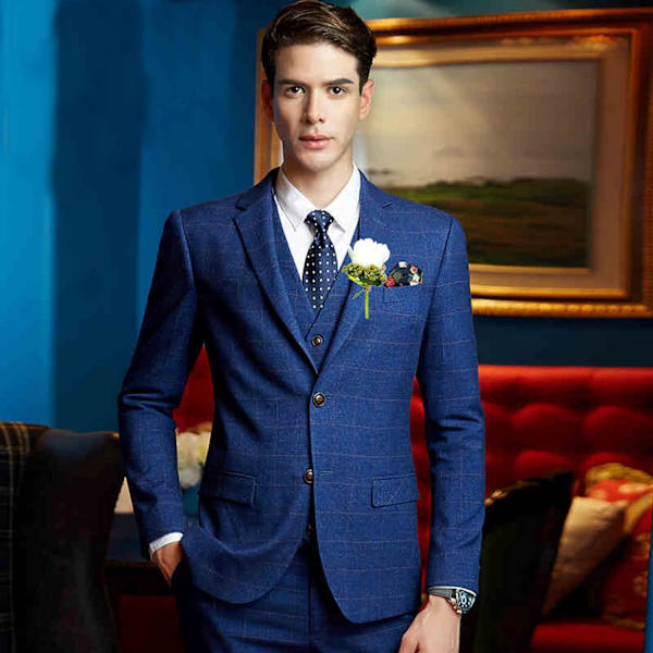 4 stk Bryllupsknapphull, Blomsterknapphull, Brudgom Mann Dress