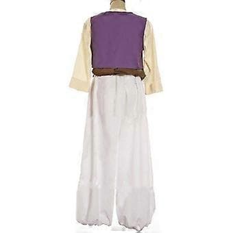 Voksen Arabisk Prins Aladdin Genie Cosplay Rollespil Kostumer Outfits (M)