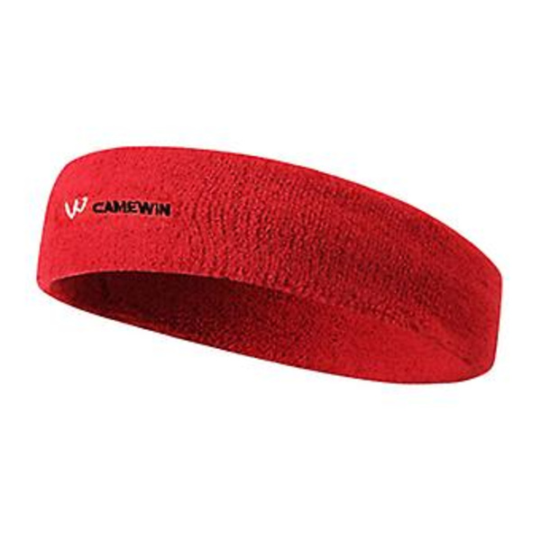 Hårbånd Sport Elastiske Svedbånd Absorberende Yoga Hårbånd Løbe Udendørs Fitness Bomuld Hårbånd Anti Sved Hårbånd (Rød)