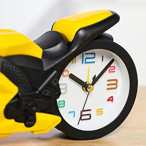 Motorcykelväckarklocka Ornament (Blå)