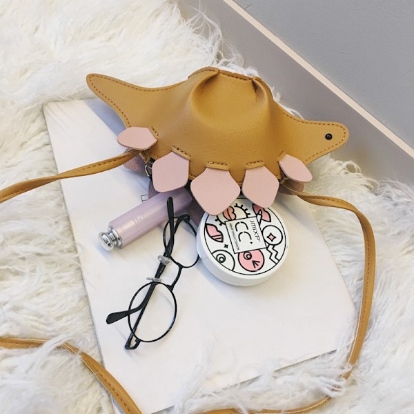 Børne Crossbody Taske til Drenge og Piger Sød Dinosaur Clutch Dyr Håndtaske