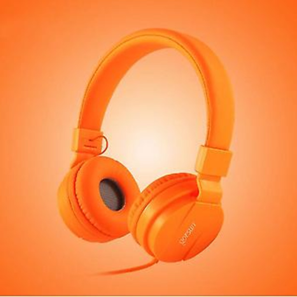 Mobiltelefon Musikkhodetelefoner (Oransje)