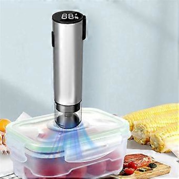 Elektrisk Mason Jar Vakuumforsegler Sæt Håndholdt Jar Vakuumforsegler til Mason Jars, Vin Flasker, Sous Vide