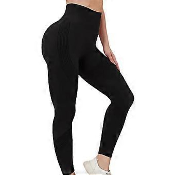 Træningsbukser til kvinder, Gym Scrunch Butt Butt Bukser (M Sort)