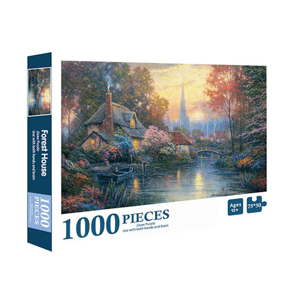 1000 kappaletta, DIY-palapeli, lahja (tyyli 11)
