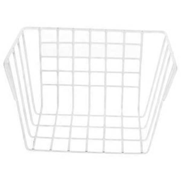 Trådkorg Hylla Metall Vägg Gitterpanel Korg Display Hylla Förvaringsställ för Diverse Förvaring