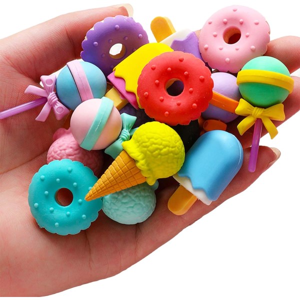 Novelty Creative Eraser Kids Birthday Eraser Party Colorful Funny