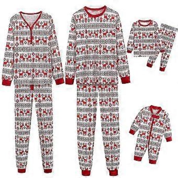 Jouluperheen Matchivat Pyjamat, Unelma-asu, Jouluinen Yöasu Aikuisille ja Lapsille (3kk Vauva)