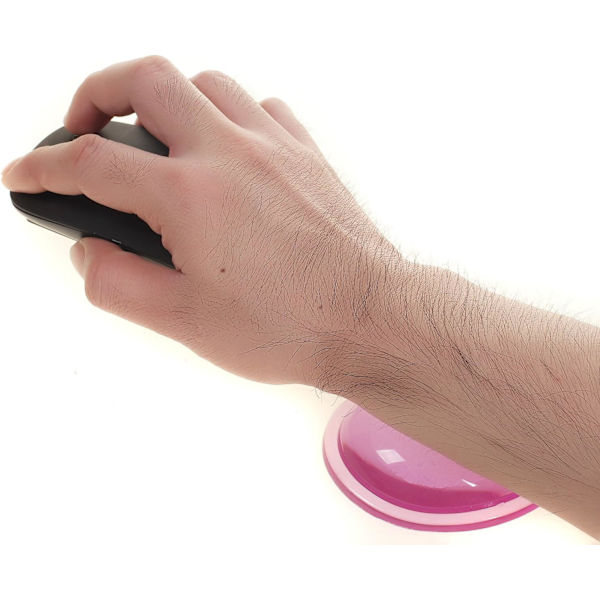 Blødt håndledsstøtte, gelkrystaller, hjerteformet, ergonomisk krystalge