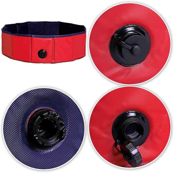 Sammenleggbar PVC hundepool hundebasseng (S) ? 80x20 cm