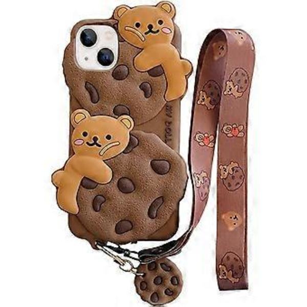iPhone 13 Pro Max Deksel Cookie Bear Myk Silikon