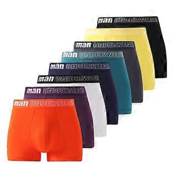 Miesten Alushousut Isot Bokserit Alushousut Suuri Koko Muoti Pikkuhousut Alushousut M L XL 2XL 3XL 4XL 5XL 6XL 7XL (6XL keltainen)