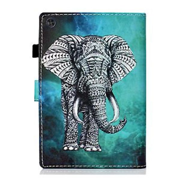 Fargerik Tegne Lærveske For Samsung Galaxy Tab A9