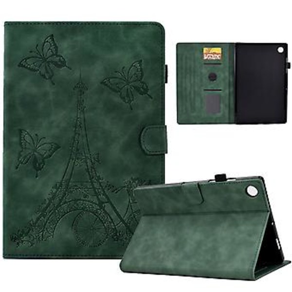 Tower Læder Tablet Etui Til Samsung Galaxy Tab A9+ (Grøn)