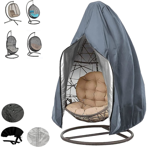 Patio Hängande Äggstolsskydd Rotting Utomhus Wicker Gungstol W