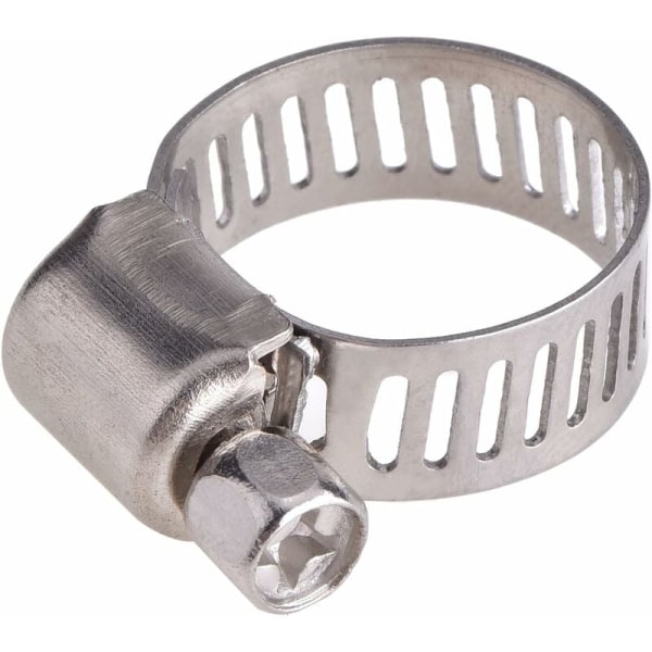 12 kappaletta 19-29（8mm） Säädettävä letkunkiristin Ruostumaton teräs Letkunkiristin C