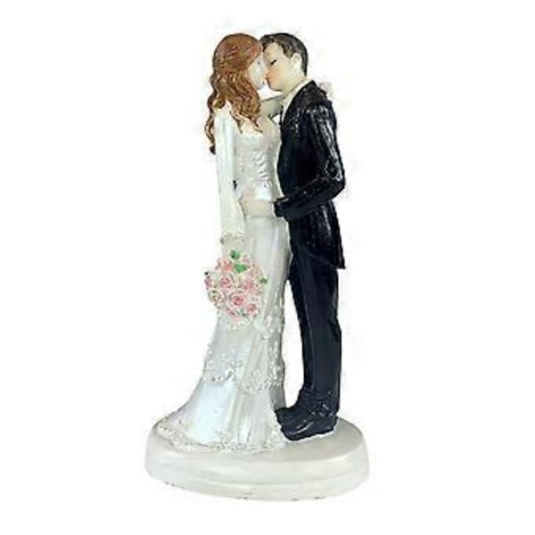 Bryllup Brudgom Statue Resin Par Dekor Valentine Par Håndverk Ornament