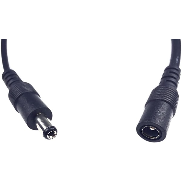 5m DC 12V förlängningskabel DC-kontakt 5,5 mm x 2,1 mm DC 0-36V strömkabel hane till hona elektrisk förlängning