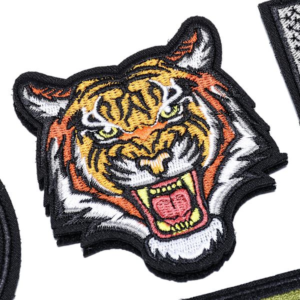 20 stk. tilfældige taktiske patches, fuld broderet loop