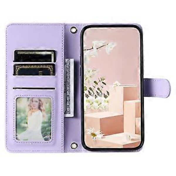 Til Samsung Galaxy A32 5G/M32 5G Etui Rhombus Grid Wallet Crossbody Telefon Taske Cover (Style D)