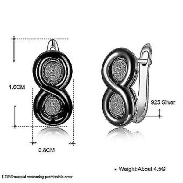Sølv Ørestik Cubic Zirconia Smykker Stud Ørestik