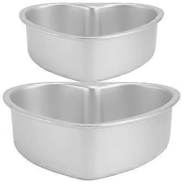 2 stk. Kakeform Multifunksjonell Kakeform Metall Bakeform Hjerteformet Kakebakeform
